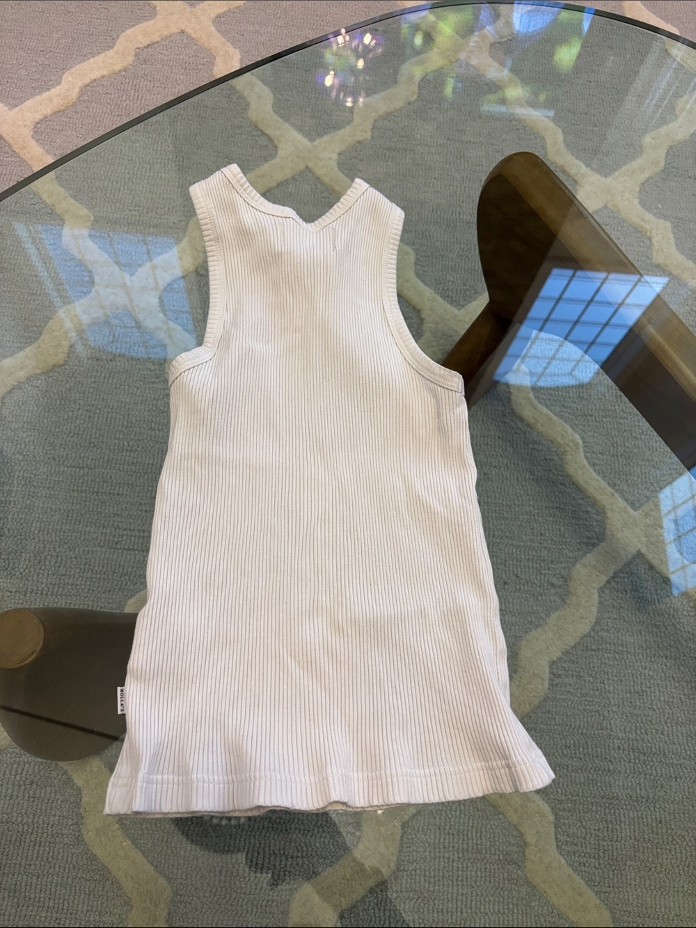 ROLLA'S Cream Ribbed Tank Dress - Picture 2 of 3